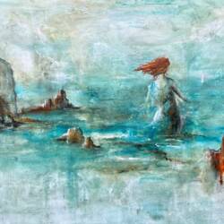 Navigation_19_CB, mixed media og olie, 100x120 cm