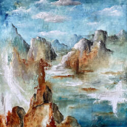 This way_5 oil on canvas, 80x80 cm
